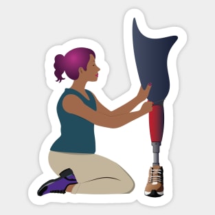 Prosthetic Adjustment Sticker